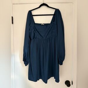 NWT Abercrombie & Fitch Long Sleeve Silk Dress